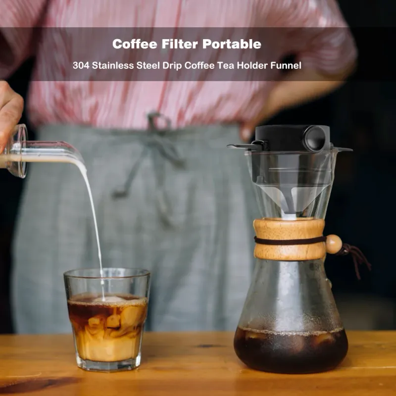 Foldable Stainless Steel Pour Over Dripper 3