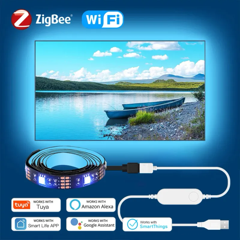 Smart RGB LED Strip Light Kit 1