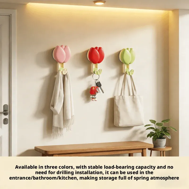 Tulip Suction Cup Towel Rack 4