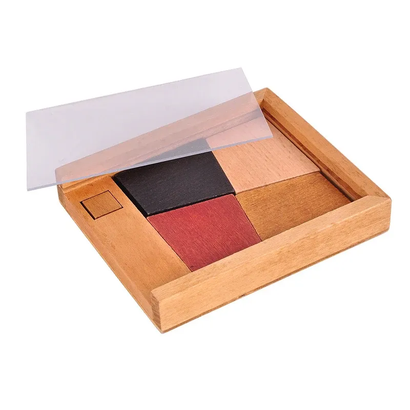 Classic Wooden IQ Tangram Puzzle 2