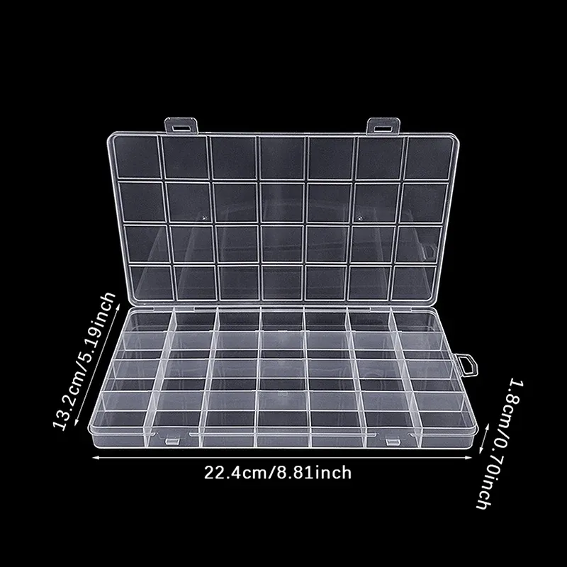 28 Grid Transparent Storage Organizer 6