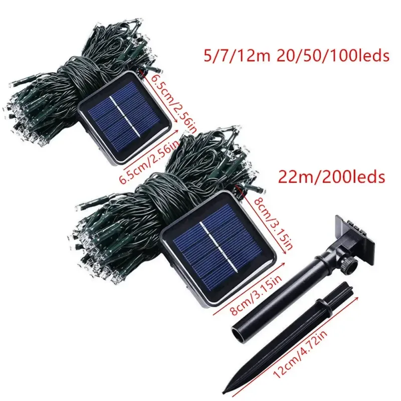 Solar LED Fairy String Lights 6