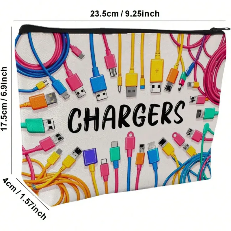 Vibrant Double-Sided Print Makeup Bag 3