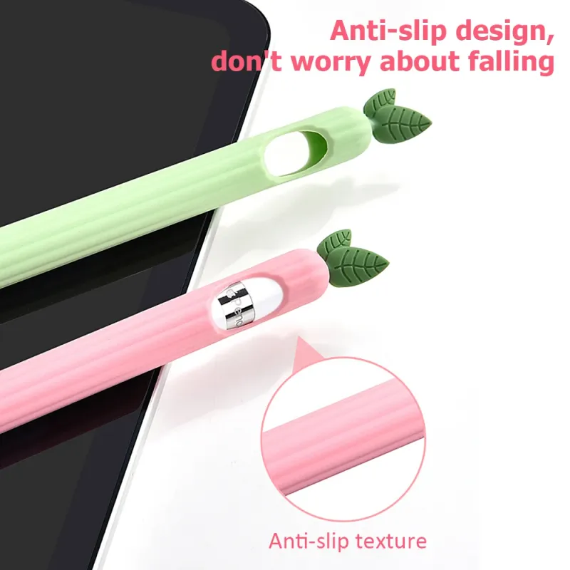 Vegetable Silicone Apple Pencil Case 3