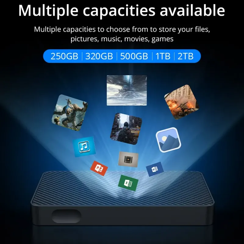 2.5" Portable External Hard Drive USB 3.0 4