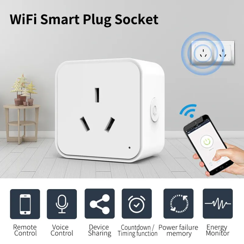 Tuya WiFi Smart Plug AU with Energy Monitor 2