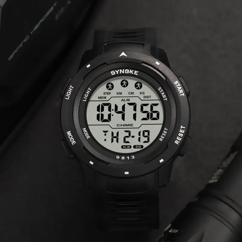SYNOKE Men’s Digital Sports Watch with Alarm 4