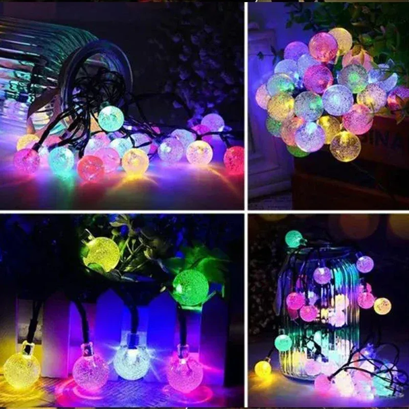 Solar Crystal Fairy String Lights 4