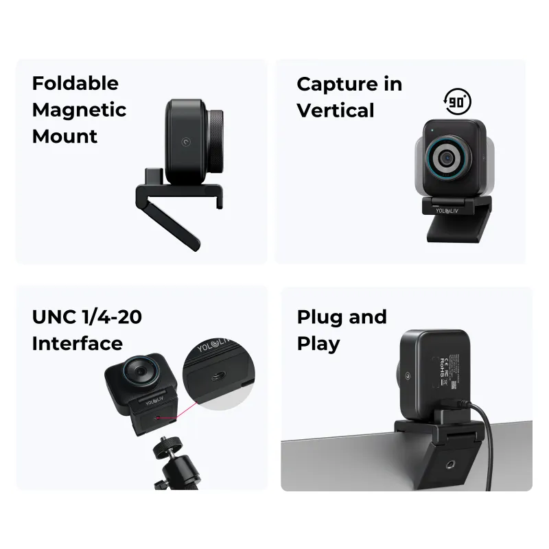 YOLOLIV YoloCam S3 4K Webcam 6