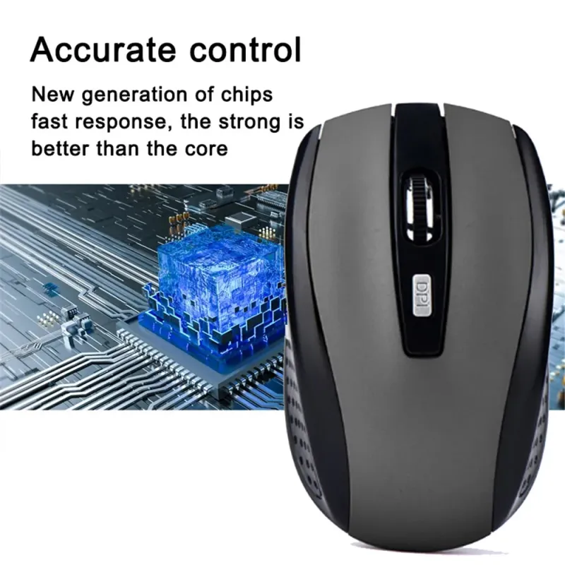Wireless Silent Optical Mouse 2.4G 5