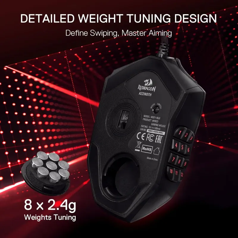 Redragon M921 MMO RGB Gaming Mouse 3