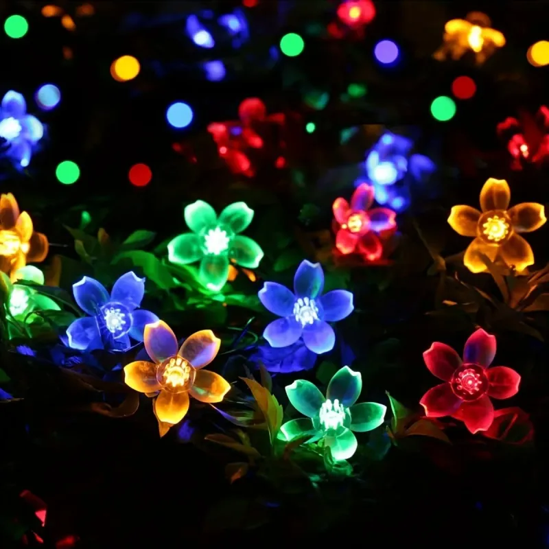 Solar Cherry Blossom LED Lights 5