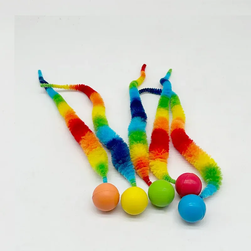 Tickle Cat Bouncing Worm Ball Toy 6
