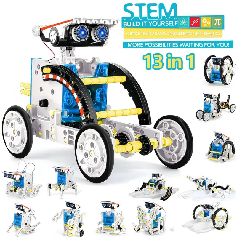 13 in 1 Solar Robot DIY Kit 1