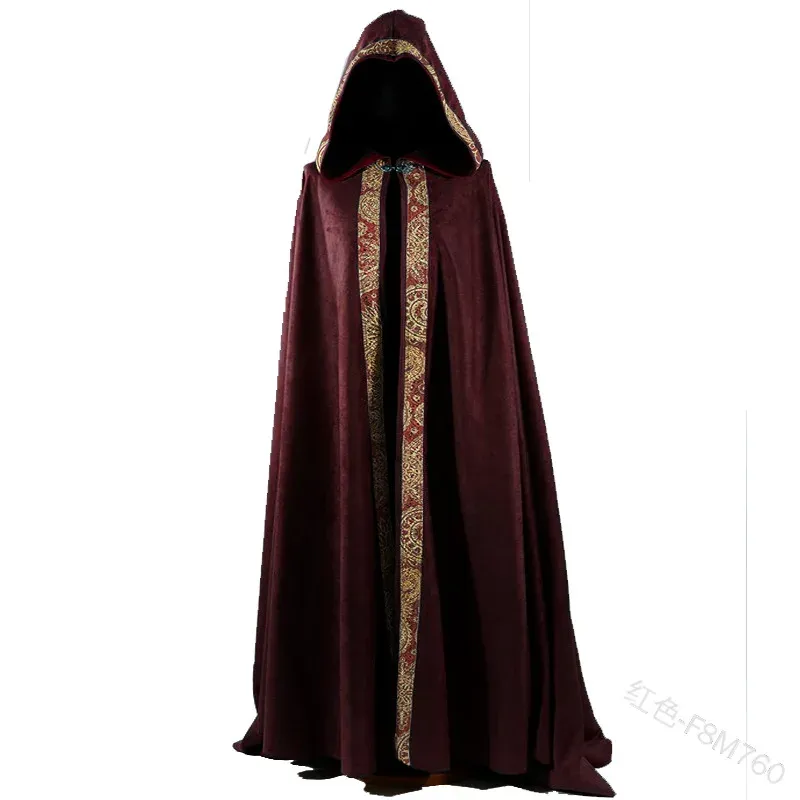 Medieval Gothic Hooded Cloak Cape 2