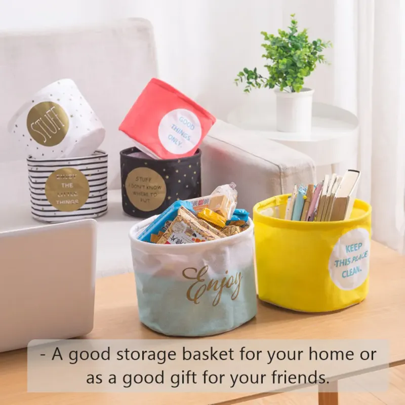 Foldable Cotton Storage Basket 2