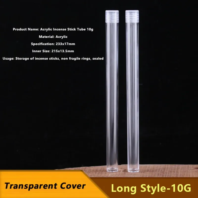 Acrylic Incense Stick Storage Tube 1