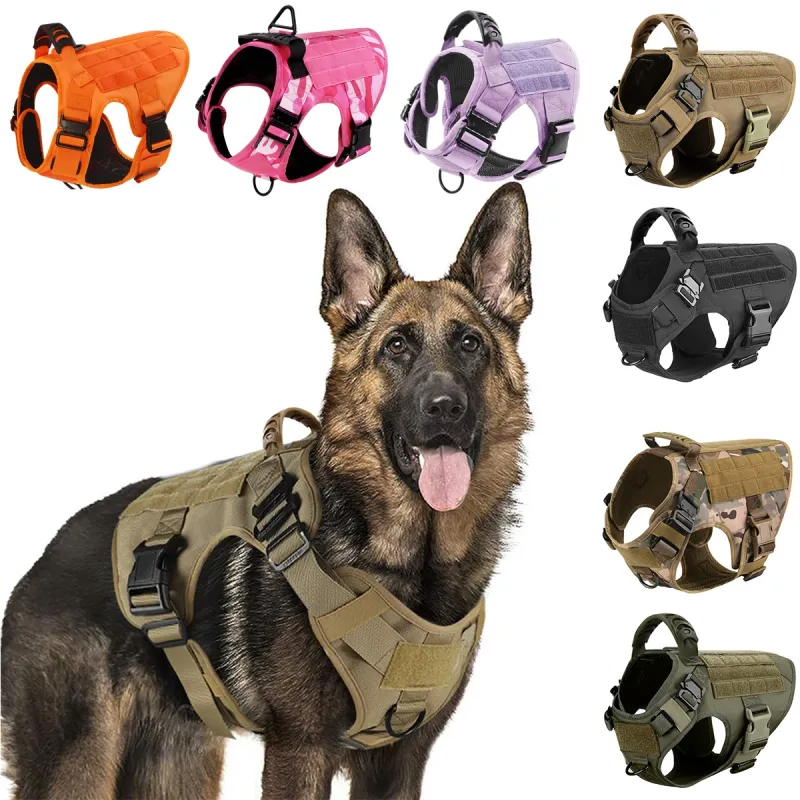 Tactical Dog Training Harness Vest 1
