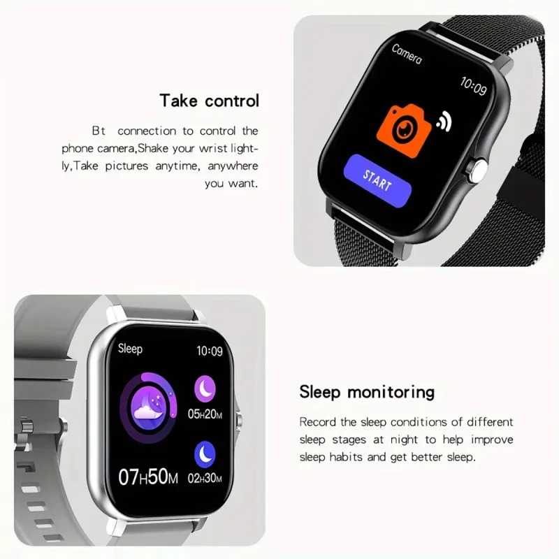 Smart Watch Bluetooth Call Fitness Tracker 5