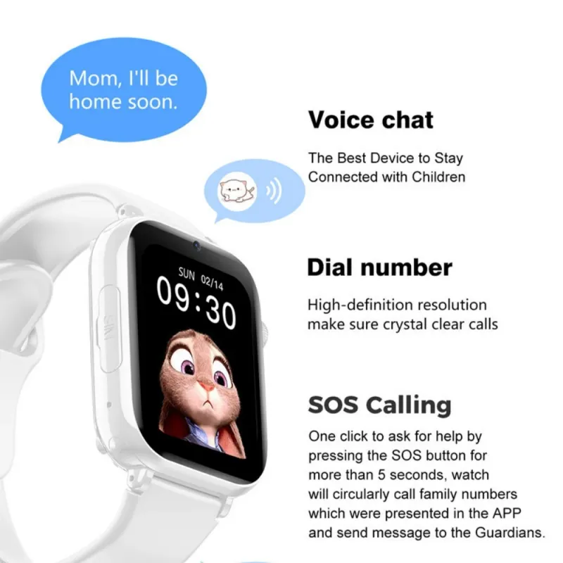 Kids 4G Smart Watch GPS Tracker 3
