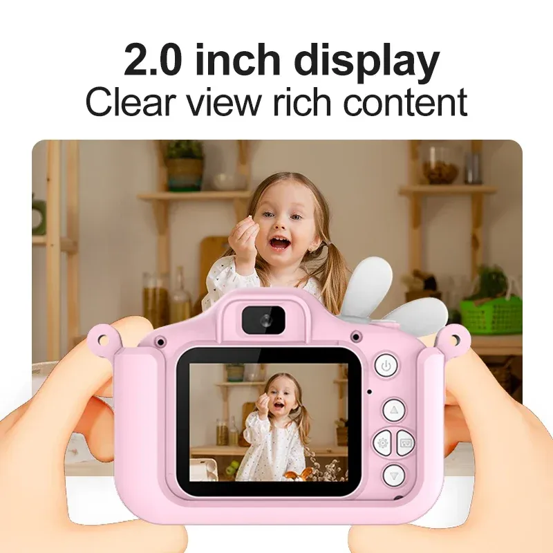 Kids Rabbit Digital Camera HD 1080P 4
