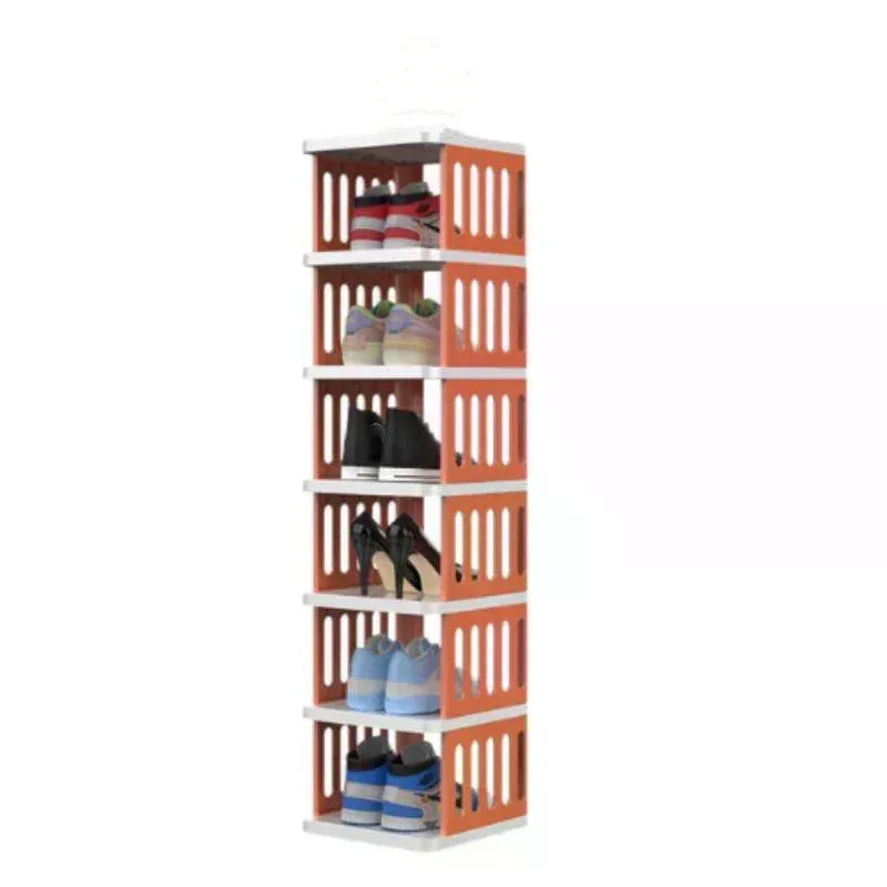 Stackable Narrow Multi-Tier Shoe Rack 2
