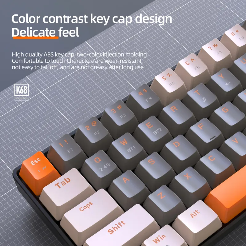 Ziyoulang K68 Mini Wireless Mechanical Keyboard 5