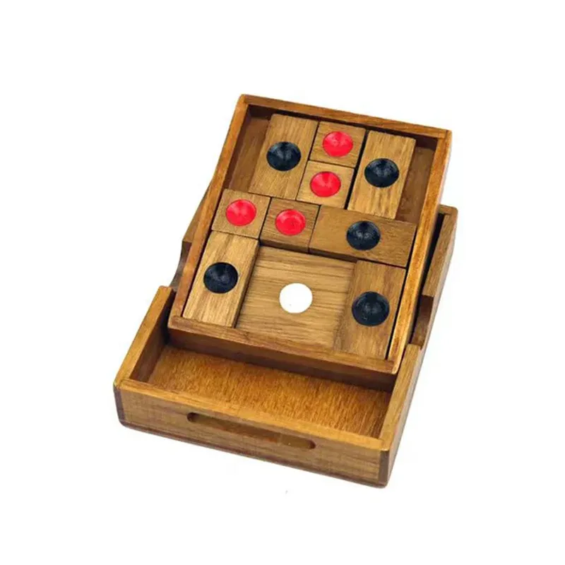 Huarong Dao Wooden Brain Teaser Puzzle 5