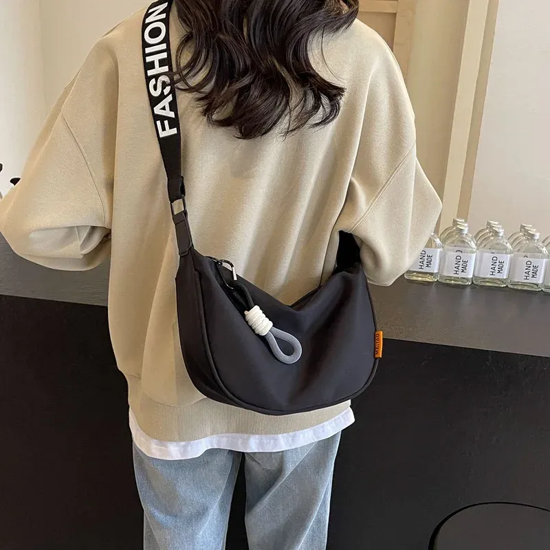 Dumpling Crossbody Bag Wide Strap 2