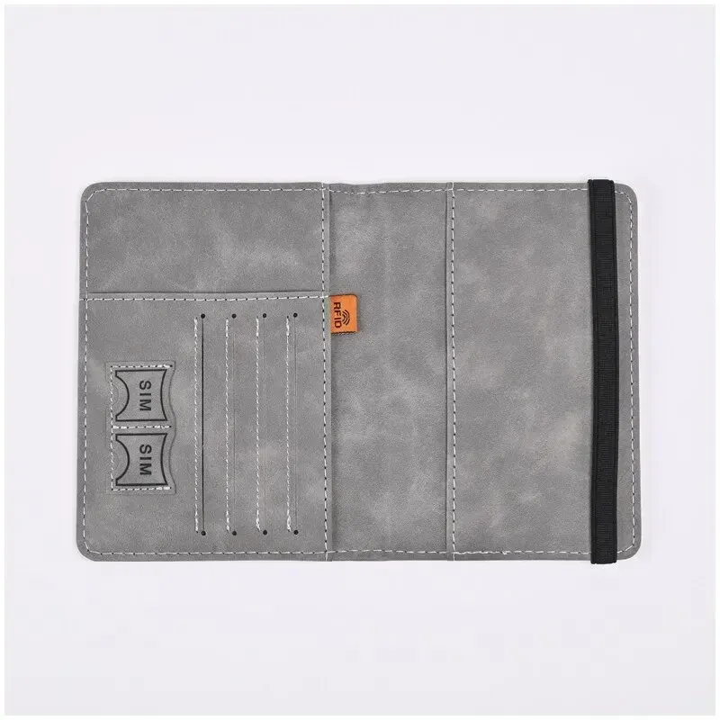 PU Leather Travel Passport Wallet 3