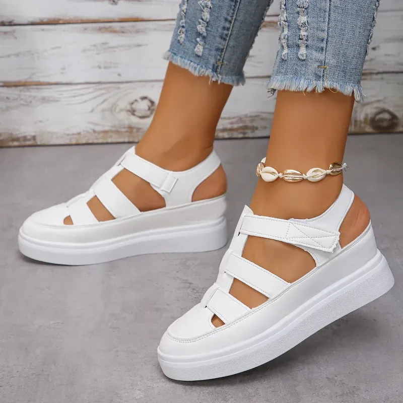 Women's Hollow Wedge Gladiator Sandals 3