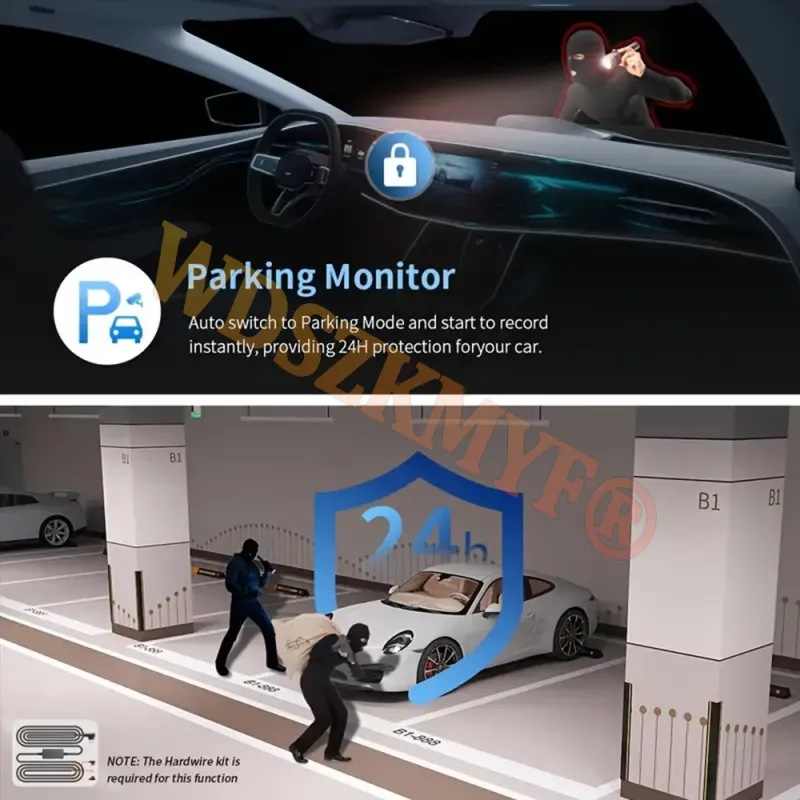 4-Channel WiFi Dashcam with 360° View 6