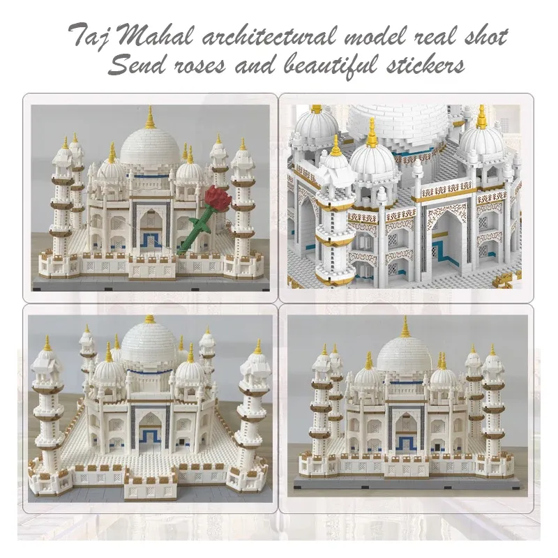 Taj Mahal Mini Bricks Model Kit 3