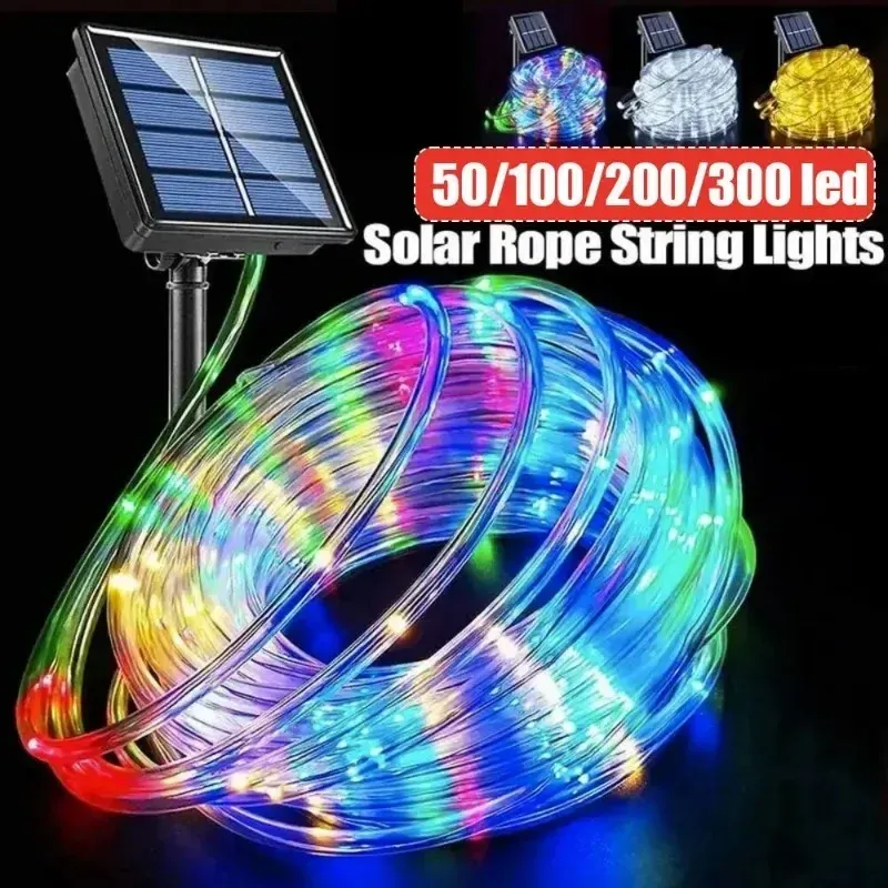 Solar Christmas Fairy Lights - 8 Modes 3