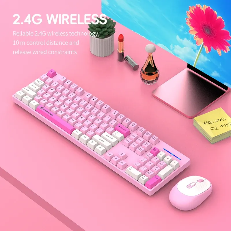 Shipadoo 2.4G Keyboard & Mouse Combo Set 3