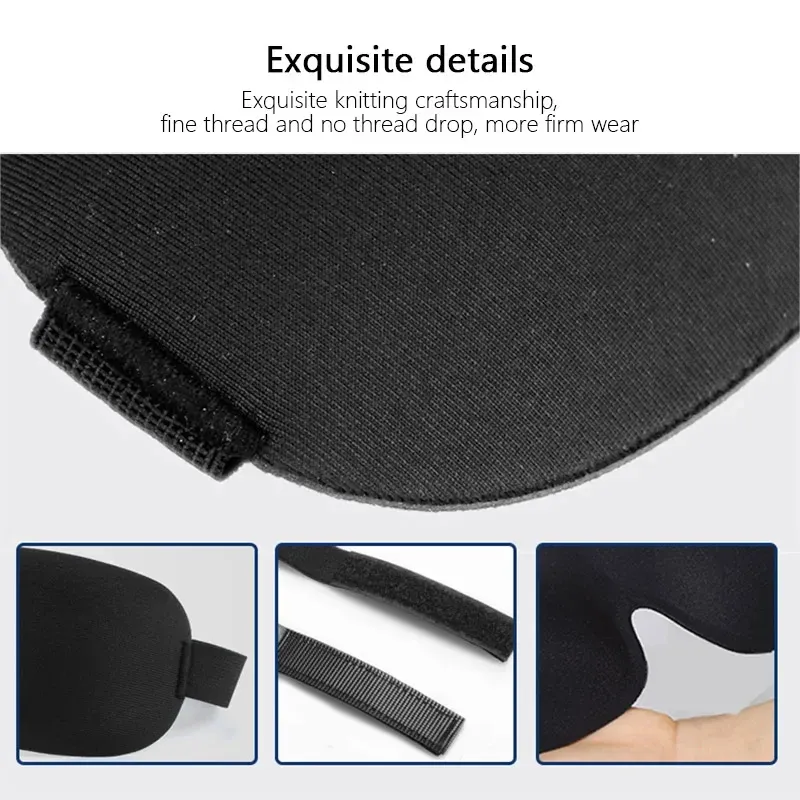3D Sleep Mask Soft Portable Blindfold 5