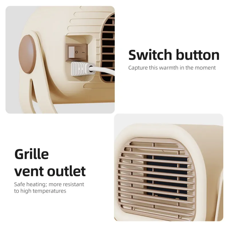 Portable 400W Mini Table Heater 4