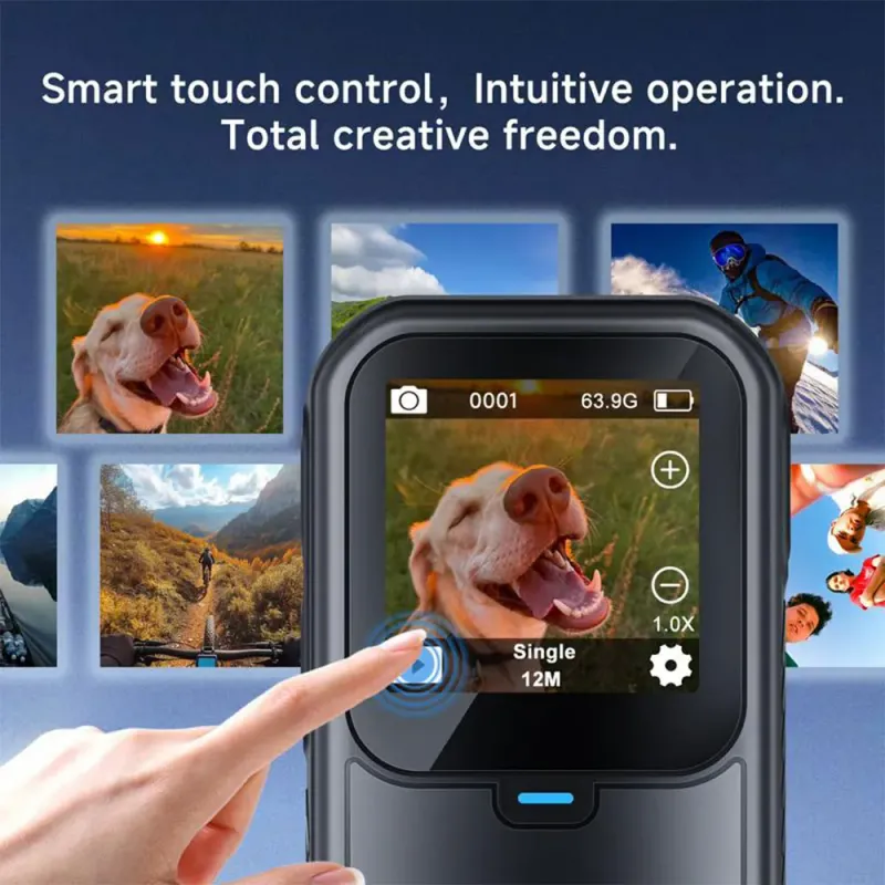 5K Thumb Action Camera with WiFi & Stabilization 2