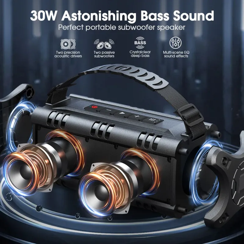 W-KING 30W Waterproof Bluetooth Speaker 2
