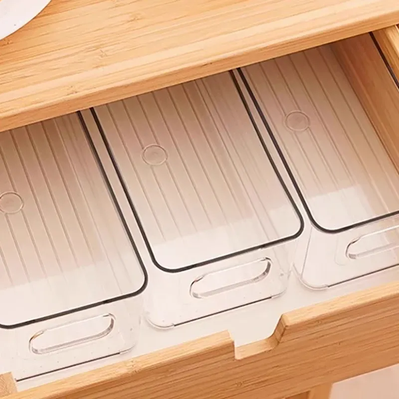 Clear Stackable Storage Bin 3