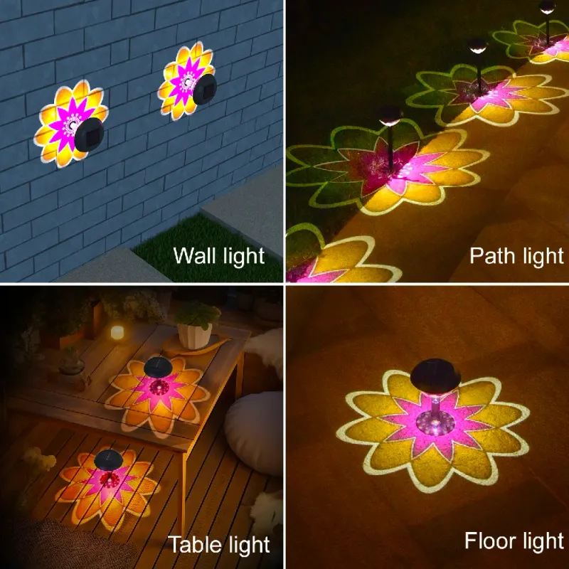 Solar Pathway Light Projector 6