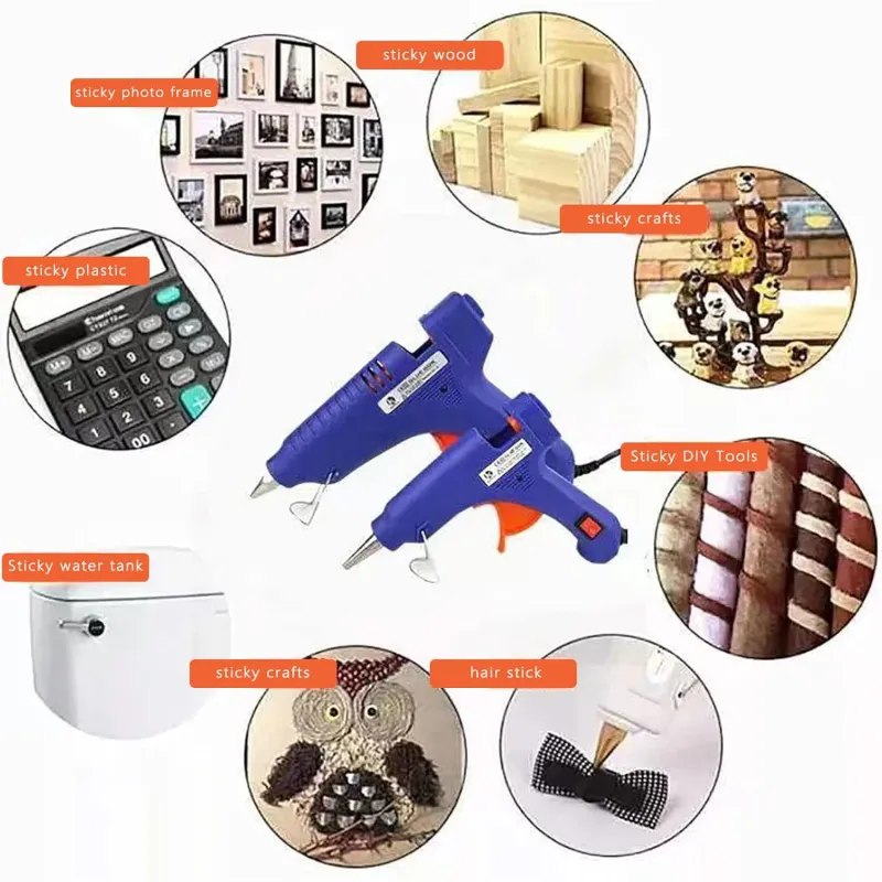 Hot Glue Gun Kit with Glue Sticks 6