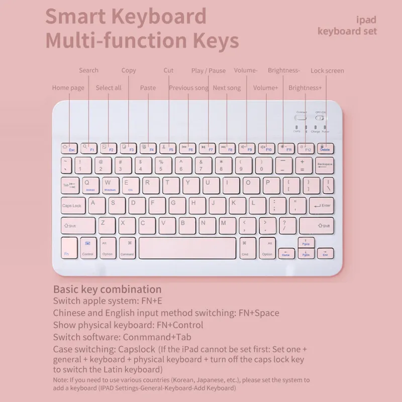 Universal Bluetooth Keyboard & Mouse Set 5