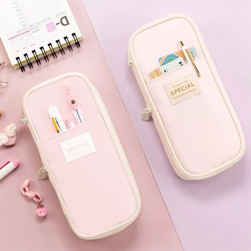 Kawaii Pencil Cases Large Capacity Pencil Bag Pouch Holder Box for Girls Office Students Organizer School Stationery Supplies 1