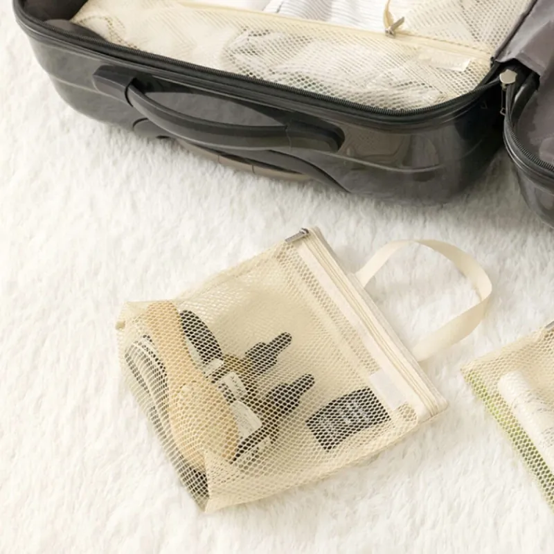 Mesh Waterproof Travel Toiletry Bag 5
