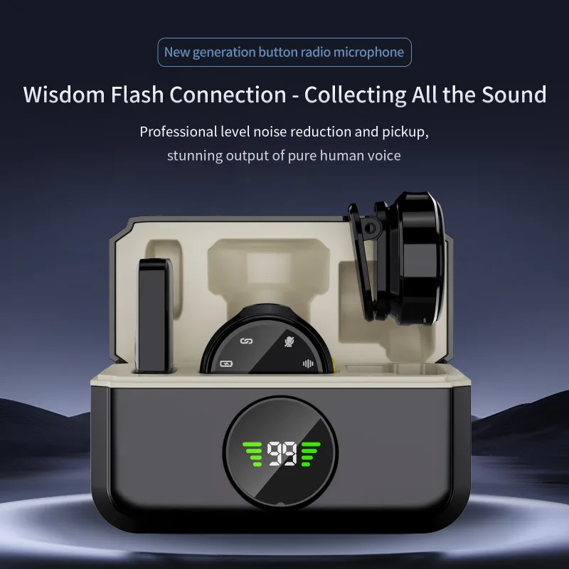 Wireless Lavalier Mic with Charging Case 3