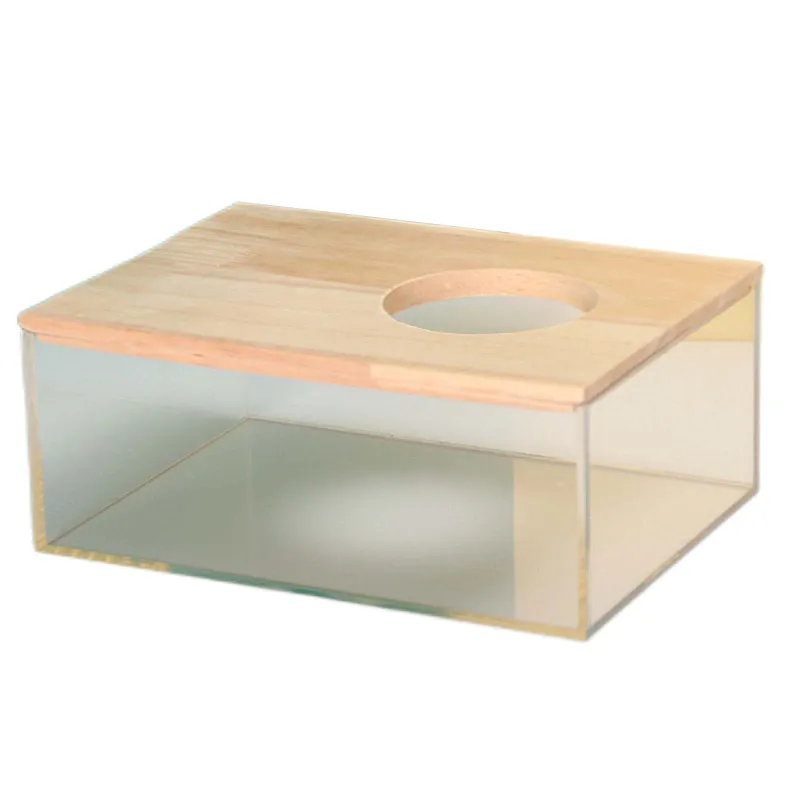 Clear Hamster Bathroom Sand Box 1