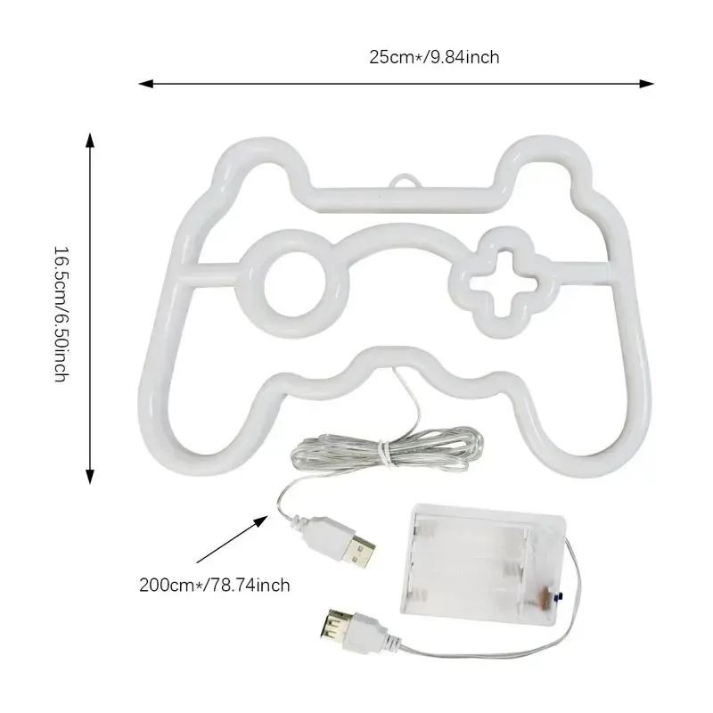 Gamer Neon Controller LED Lamp 6
