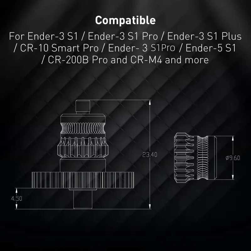 Sprite Extruder Gear Upgrade Kit 2