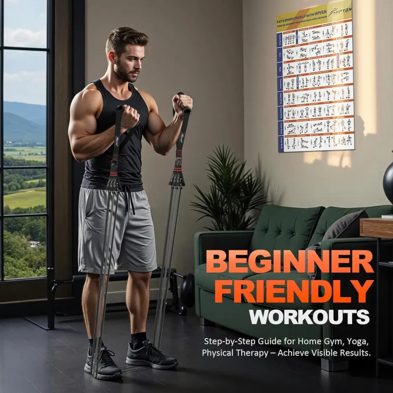 Heavy-Duty Resistance Bands Set 5